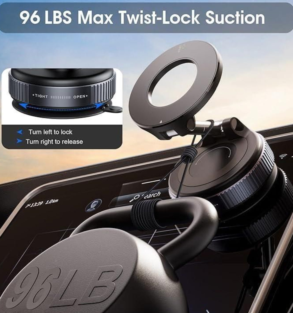 Vacuum Suction Magnetic Bracket