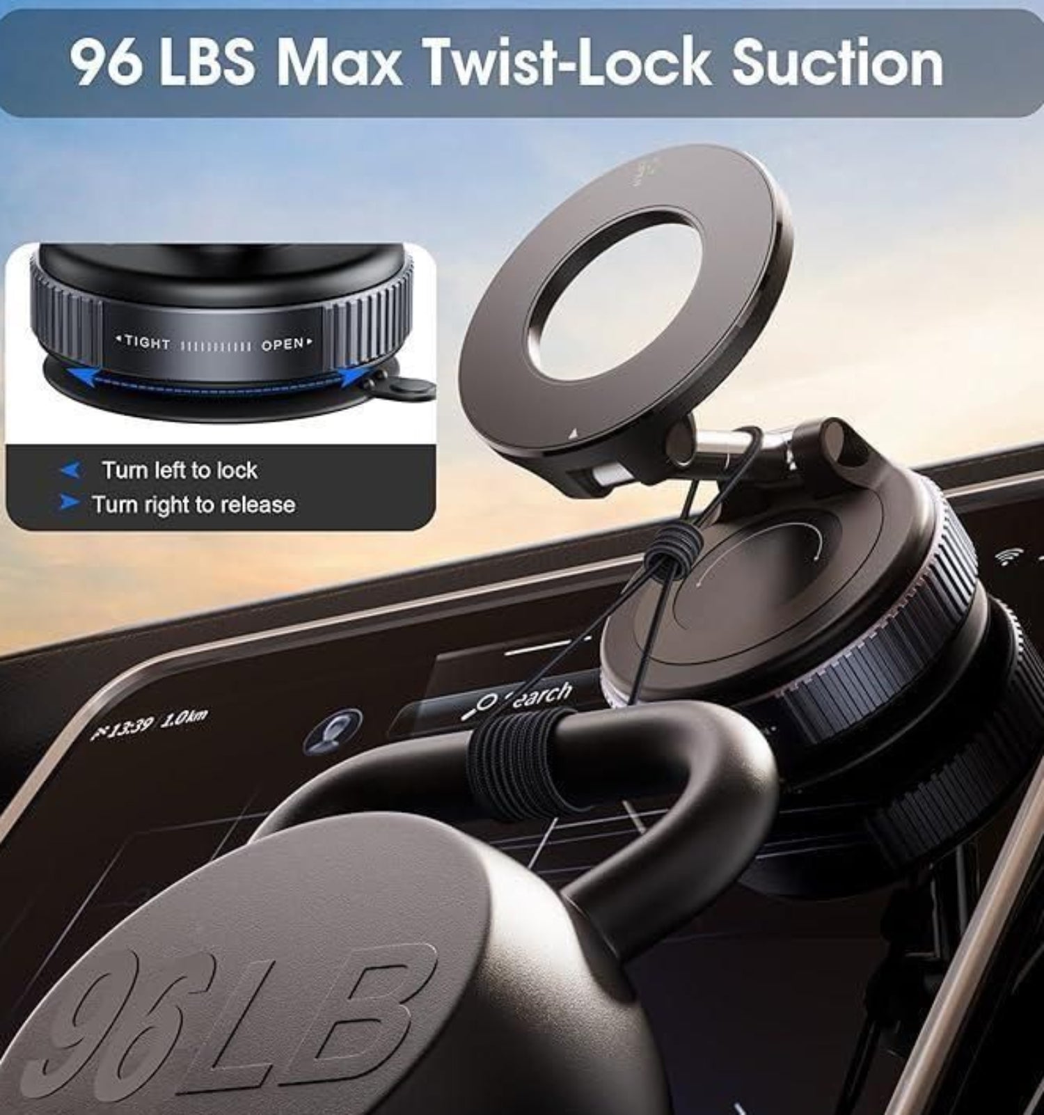 Vacuum Suction Magnetic Bracket