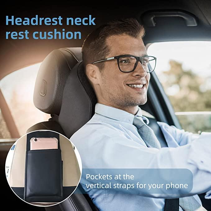 Car Seat Headrest Neck Rest Pillow Cushion for All Cars