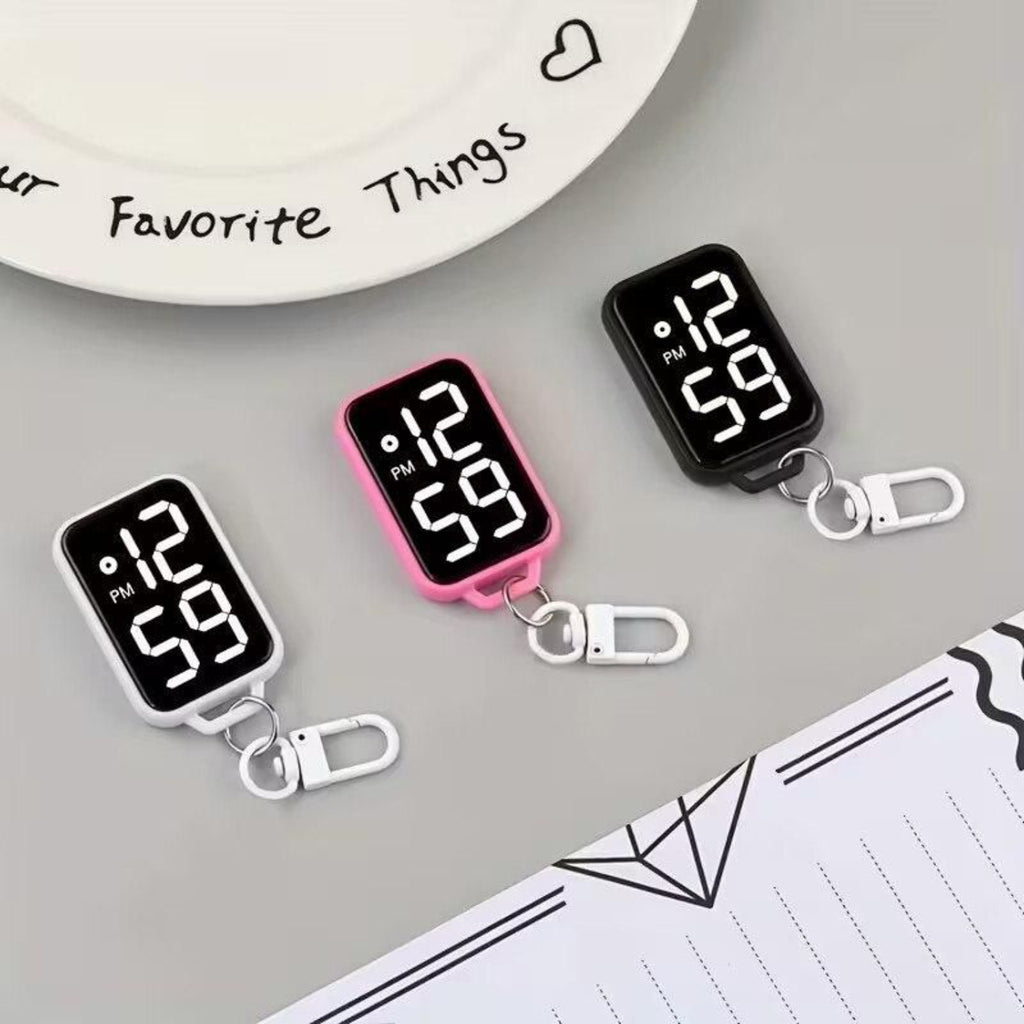 Digital Clock Keychain
