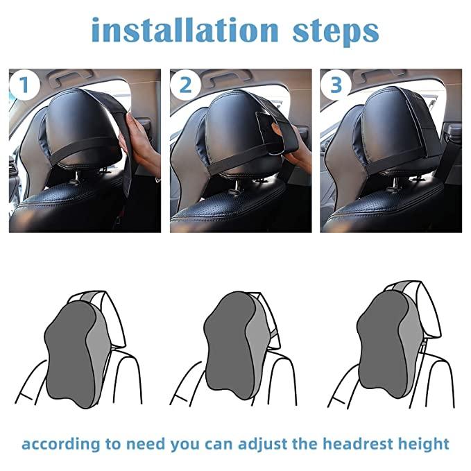 Car Seat Headrest Neck Rest Pillow Cushion for All Cars