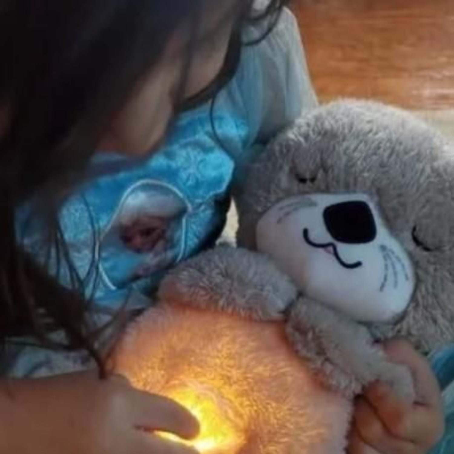 Breathing Teddy Bear with Soothing Music, Comfort Plush