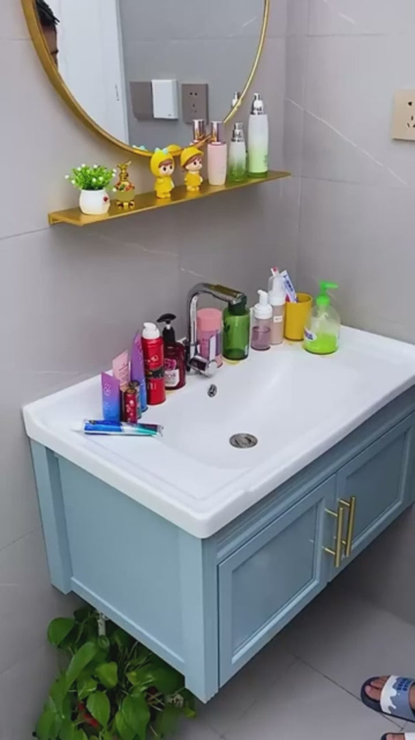 Bathroom Shelves with Hooks (Pack of 2)