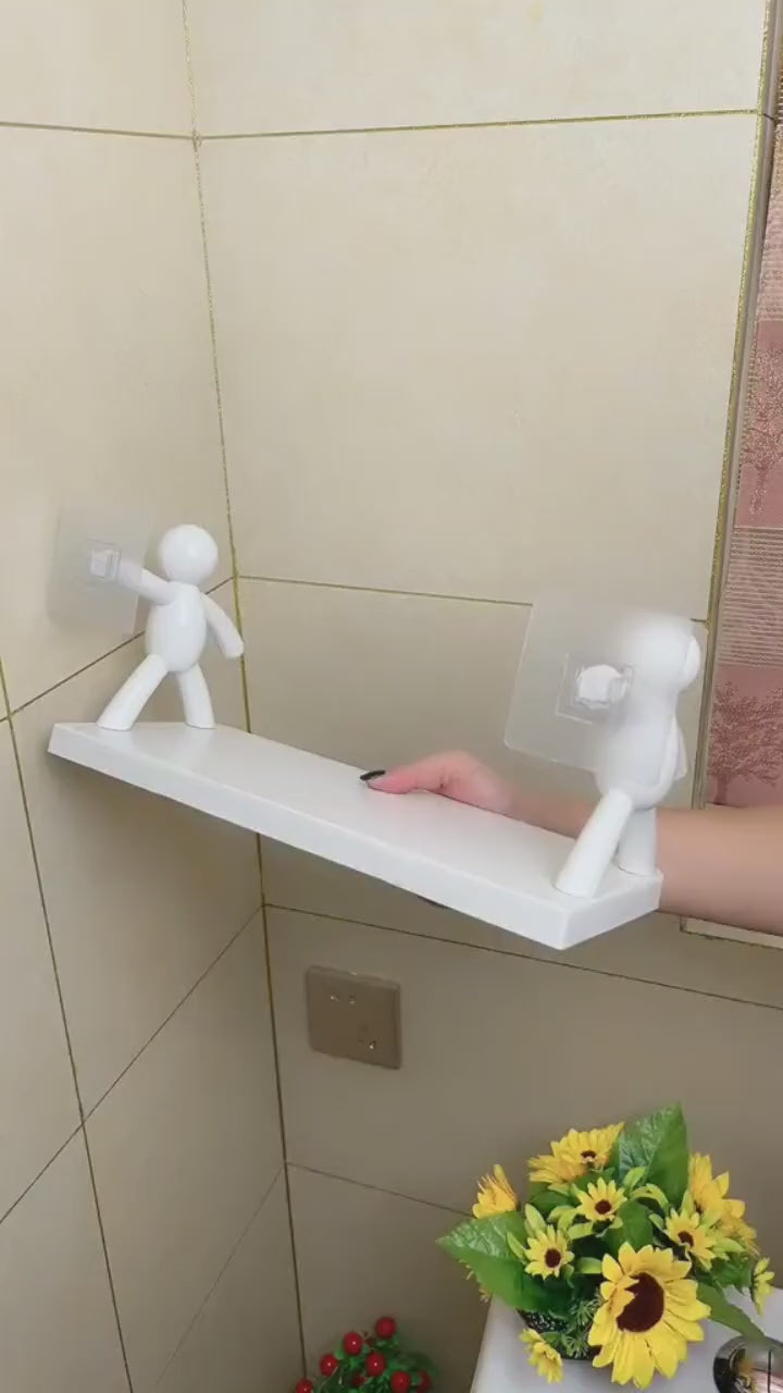 Wall Hanging Bathroom Shelf Storage Rack (Pack of 1)