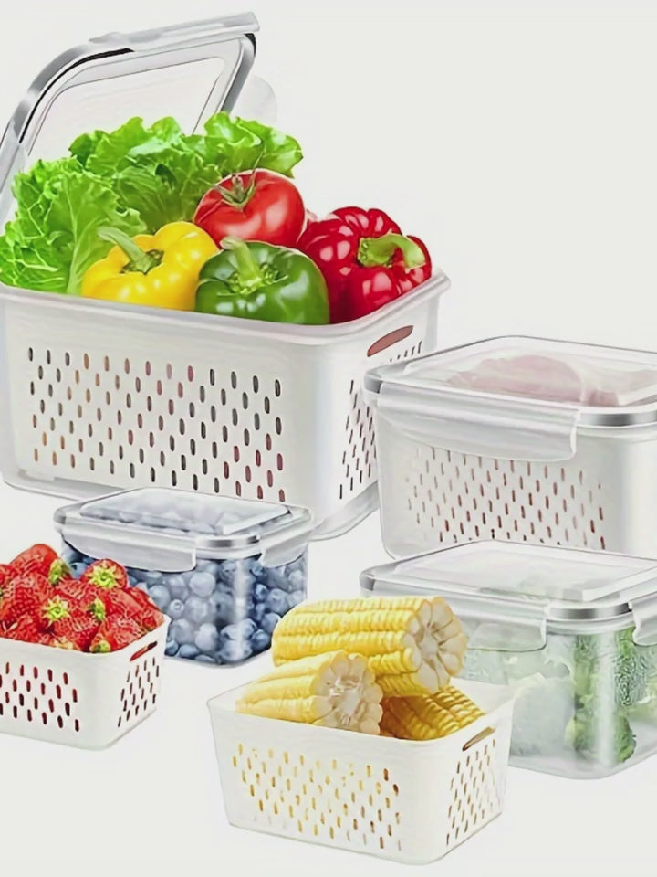 Kitchen Food Storage Containers Set (Pack of 2)