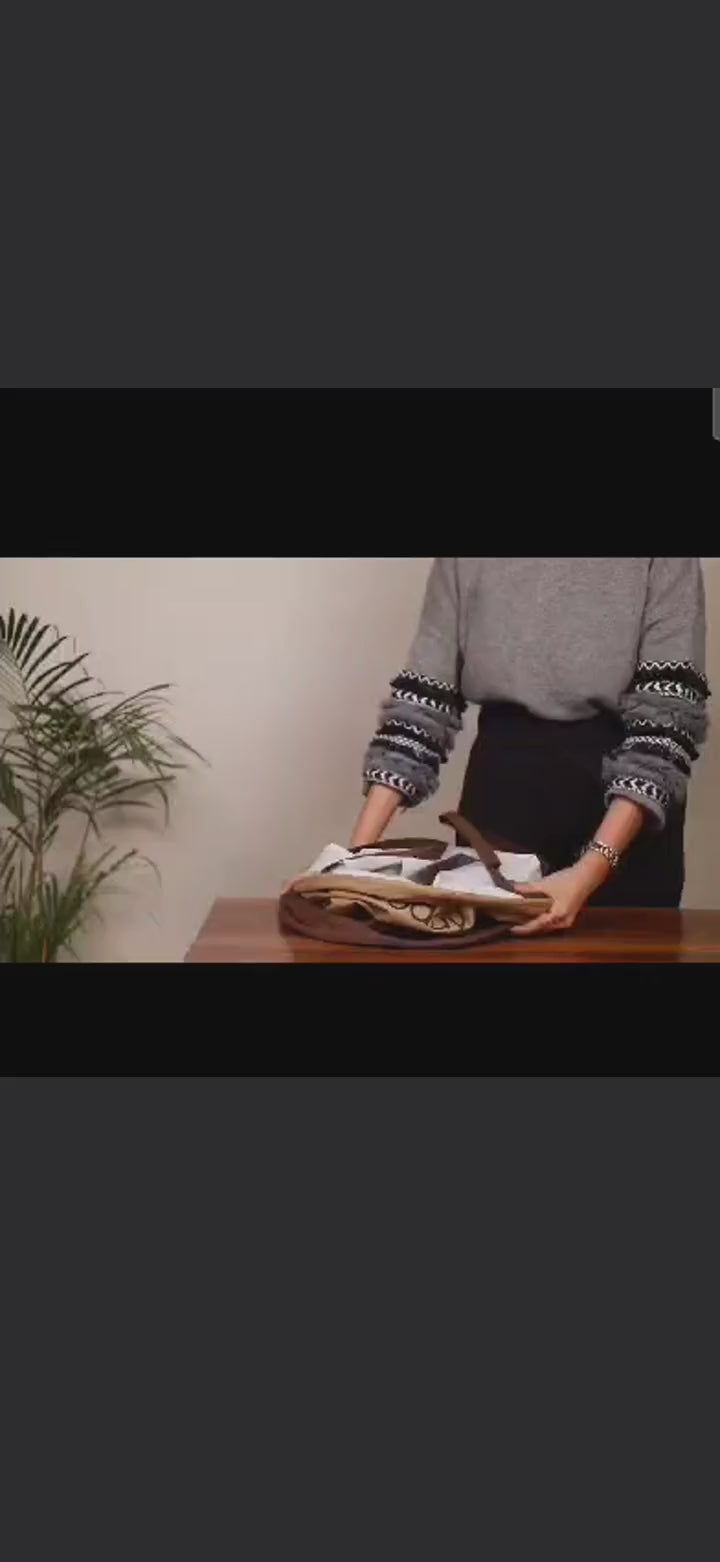 Round Non Woven Laundry Bag/Hamper (Pack of 2)